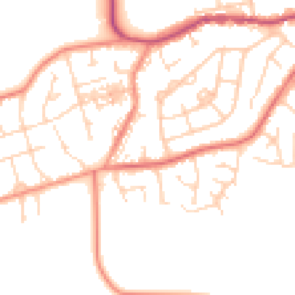 Daytime road noise heatmap for WF9 3DS