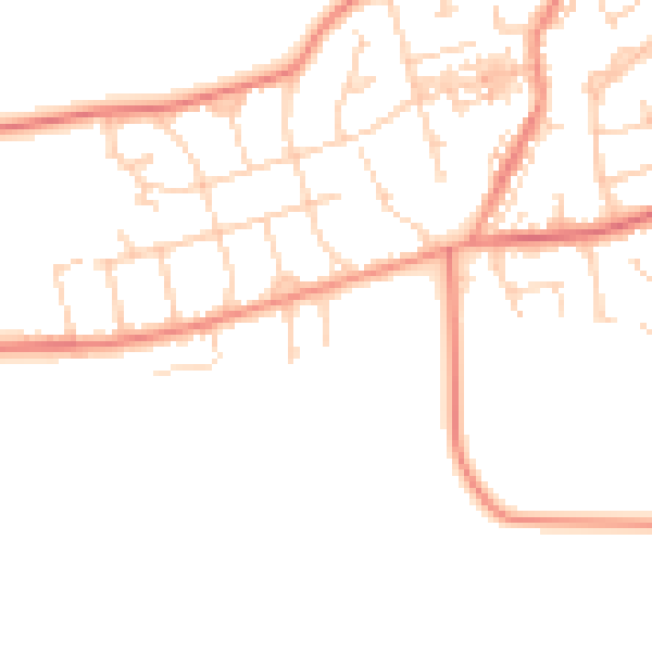 Daytime road noise heatmap for WF9 3ED