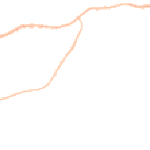 Night-time road noise heatmap for WF9 3QT