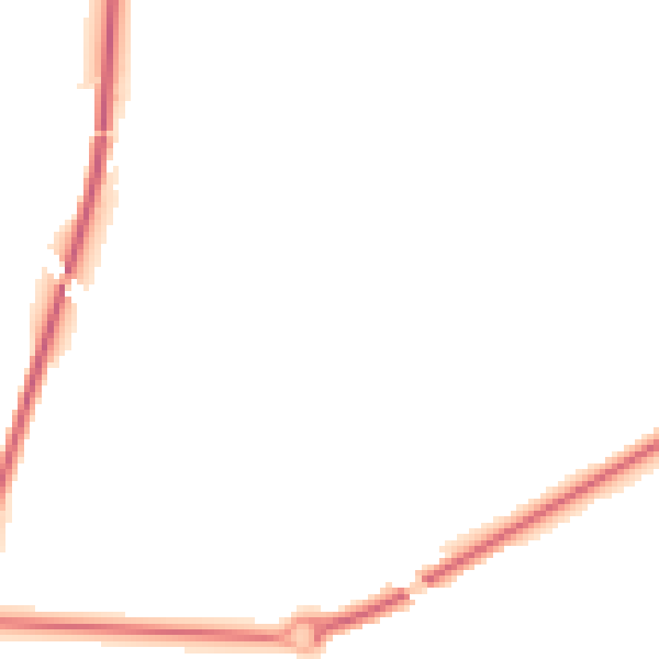 Night-time road noise heatmap for WF9 4BW