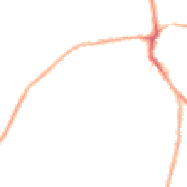 Night-time road noise heatmap for WF9 4EW