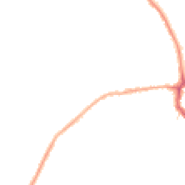 Night-time road noise heatmap for WF9 4FN