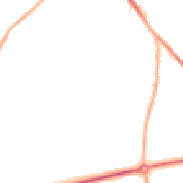 Night-time road noise heatmap for WF9 4SA