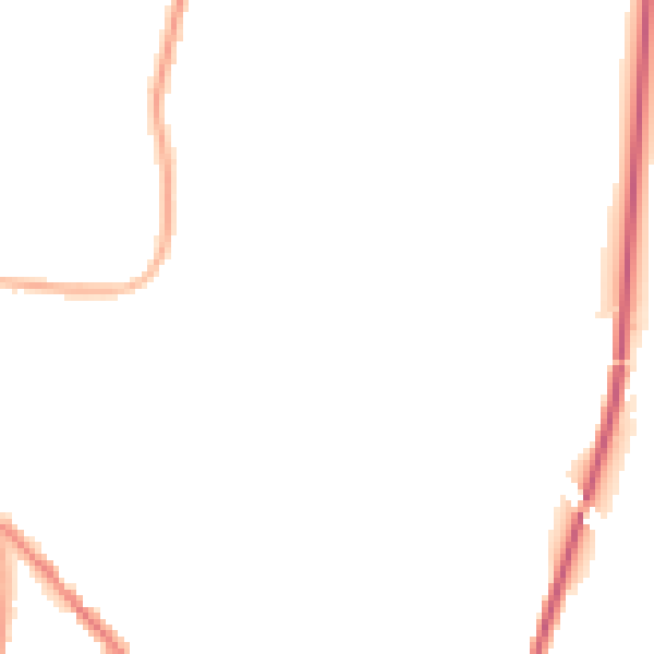 Night-time road noise heatmap for WF9 4SS
