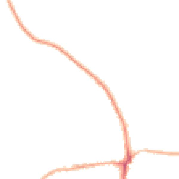 Night-time road noise heatmap for WF9 4TZ