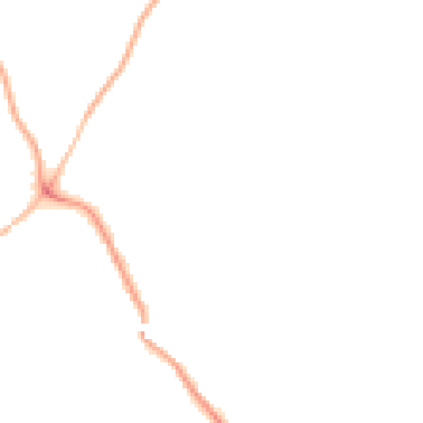 Night-time road noise heatmap for WF9 5BQ