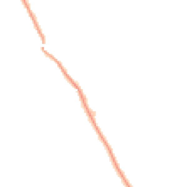 Night-time road noise heatmap for WF9 5BT