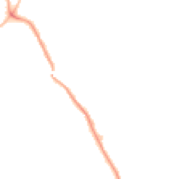Night-time road noise heatmap for WF9 5DA