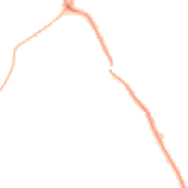 Night-time road noise heatmap for WF9 5DP
