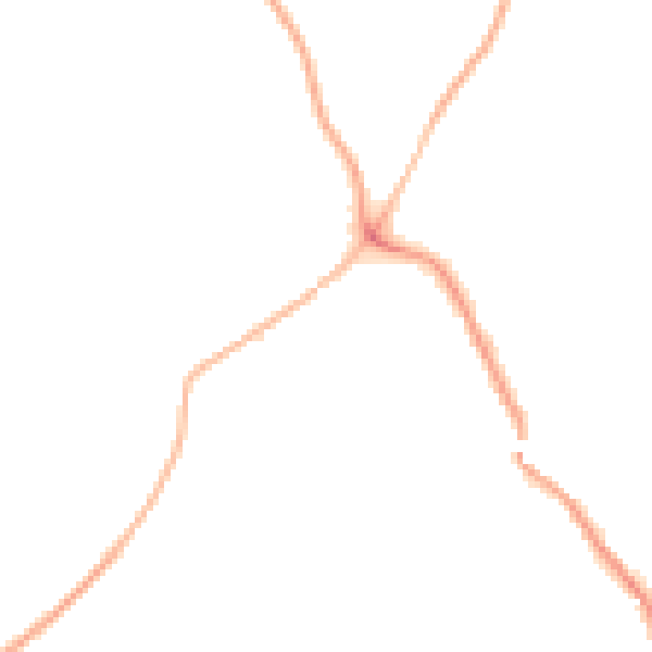 Night-time road noise heatmap for WF9 5FR
