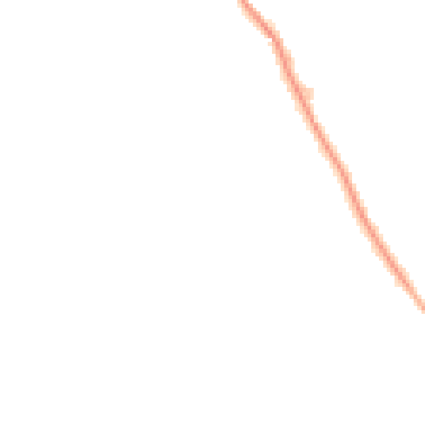 Night-time road noise heatmap for WF9 5JR