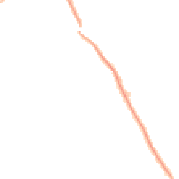 Night-time road noise heatmap for WF9 5NE