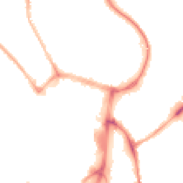 Night-time road noise heatmap for WN1 1AF