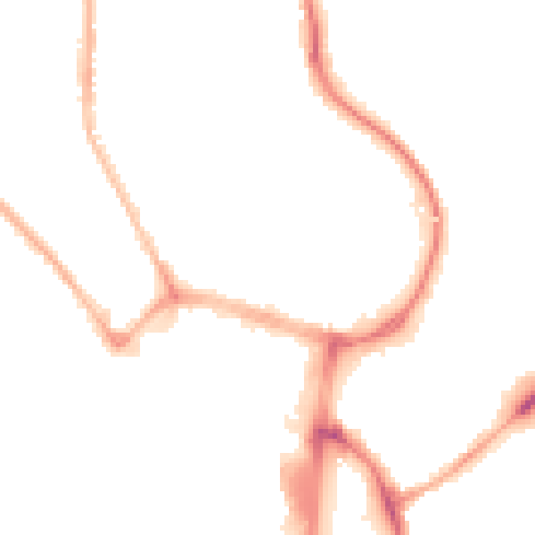 Night-time road noise heatmap for WN1 1BP