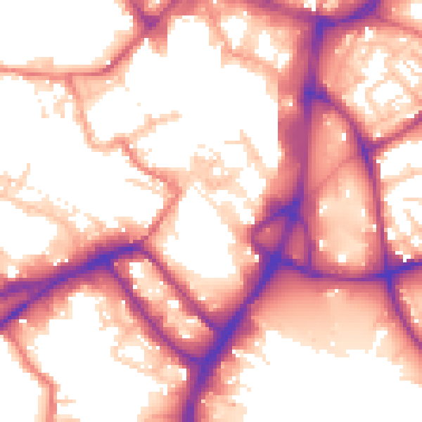 Daytime road noise heatmap for WN1 1DY