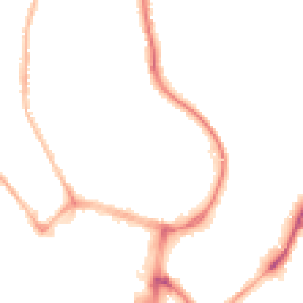 Night-time road noise heatmap for WN1 1ER