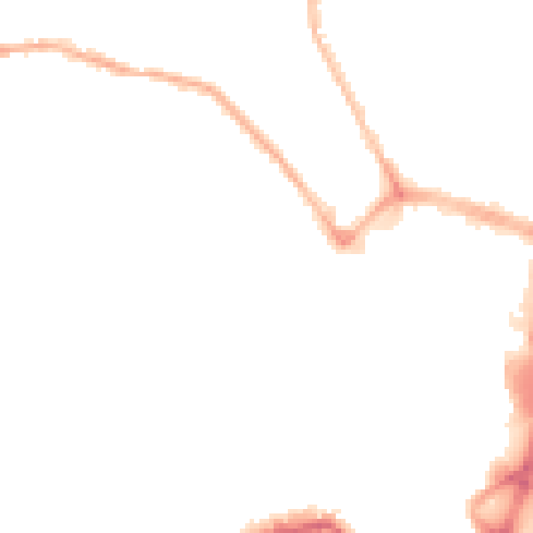 Night-time road noise heatmap for WN1 1HH