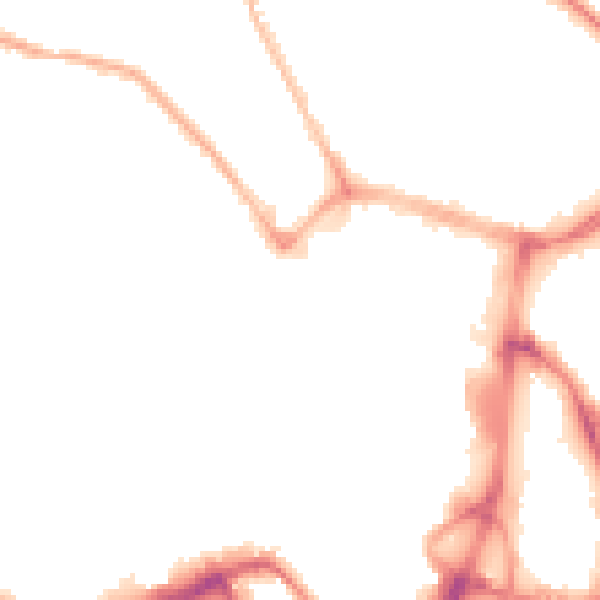 Night-time road noise heatmap for WN1 1HX