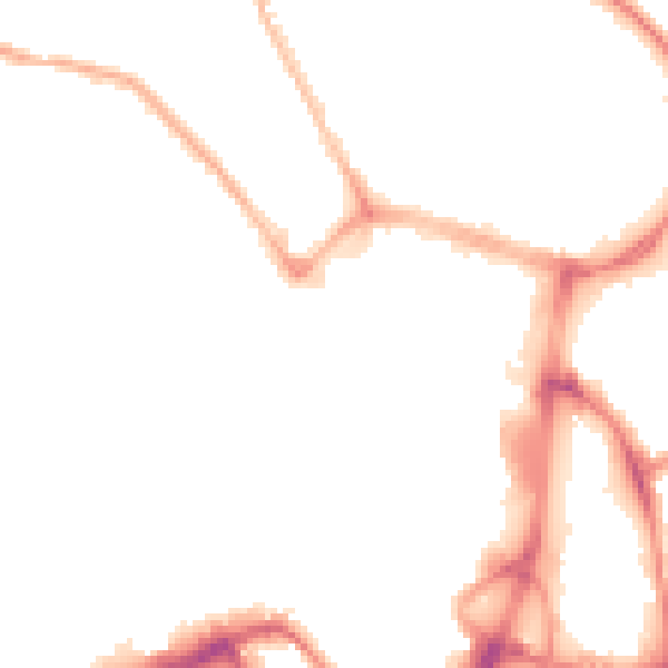 Night-time road noise heatmap for WN1 1JL