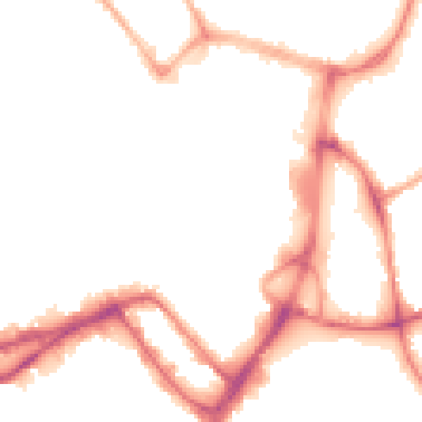 Night-time road noise heatmap for WN1 1LD