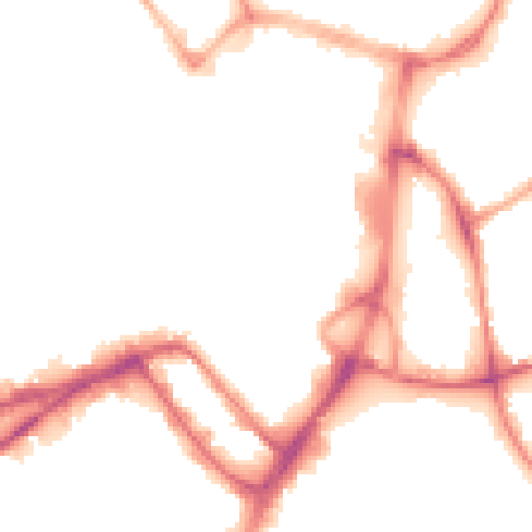 Night-time road noise heatmap for WN1 1LN
