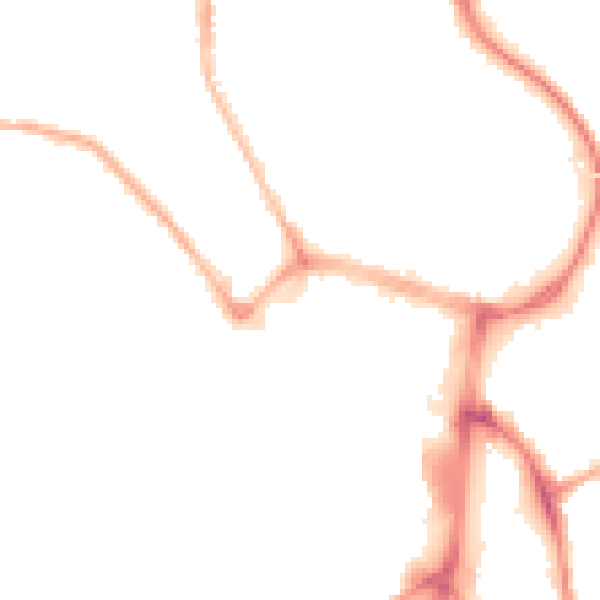 Night-time road noise heatmap for WN1 1PN