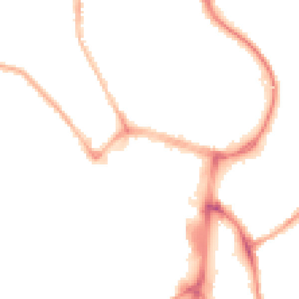 Night-time road noise heatmap for WN1 1QB