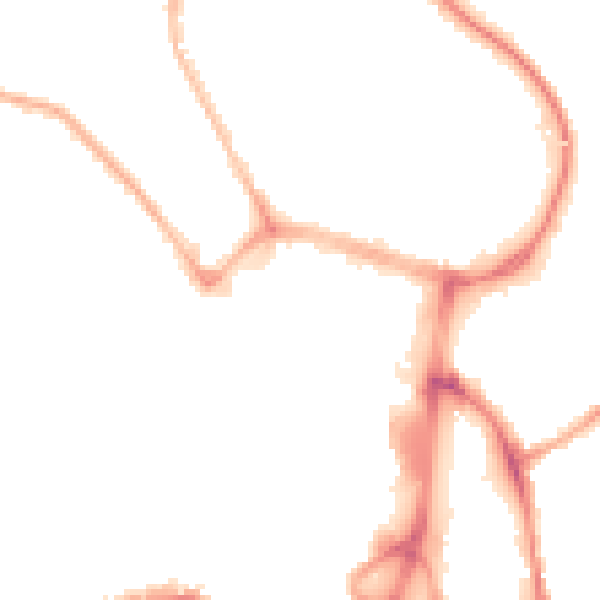 Night-time road noise heatmap for WN1 1QP