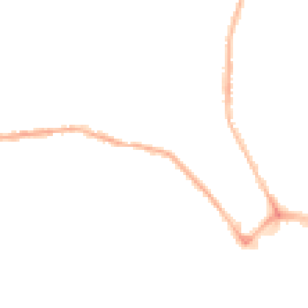 Night-time road noise heatmap for WN1 1RY