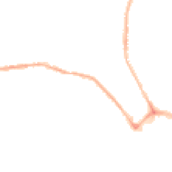 Night-time road noise heatmap for WN1 1RZ