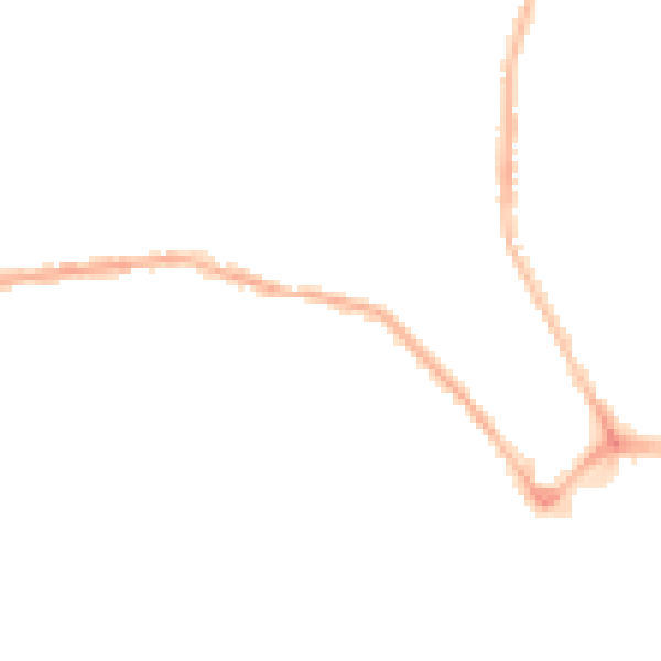 Night-time road noise heatmap for WN1 1SA