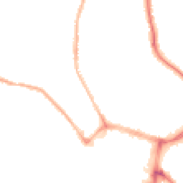 Night-time road noise heatmap for WN1 1SX