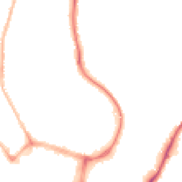 Night-time road noise heatmap for WN1 1XT