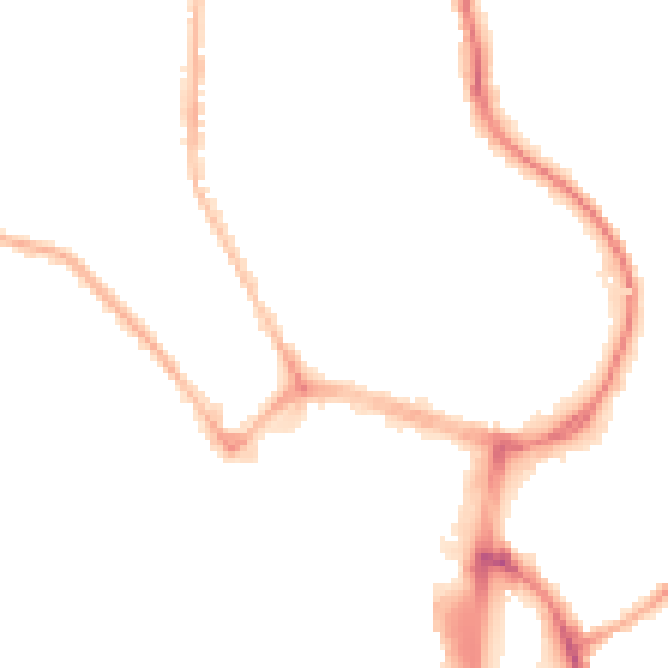 Night-time road noise heatmap for WN1 2AX