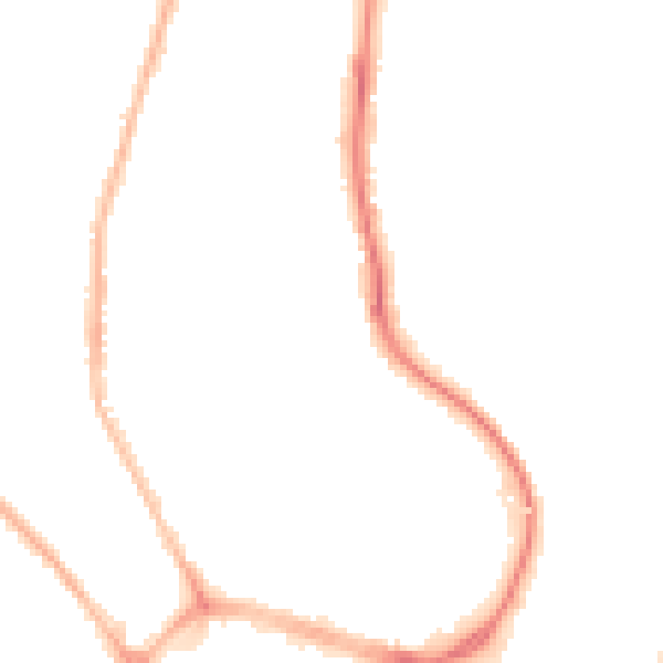 Night-time road noise heatmap for WN1 2BJ