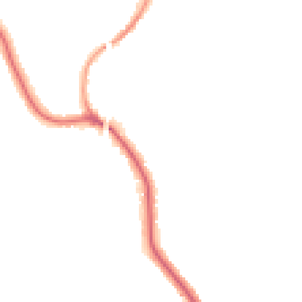 Night-time road noise heatmap for WN1 2RQ
