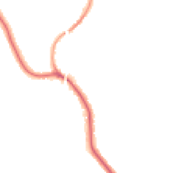 Night-time road noise heatmap for WN1 2SP