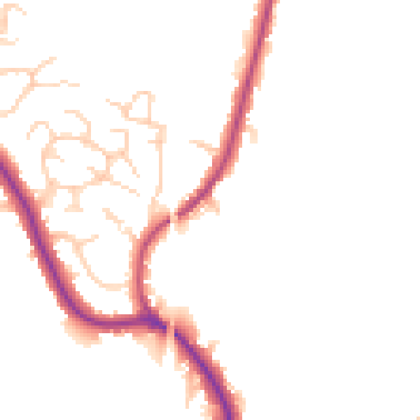Daytime road noise heatmap for WN1 2ST