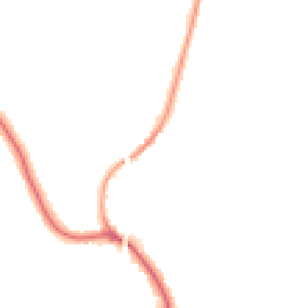 Night-time road noise heatmap for WN1 2ST