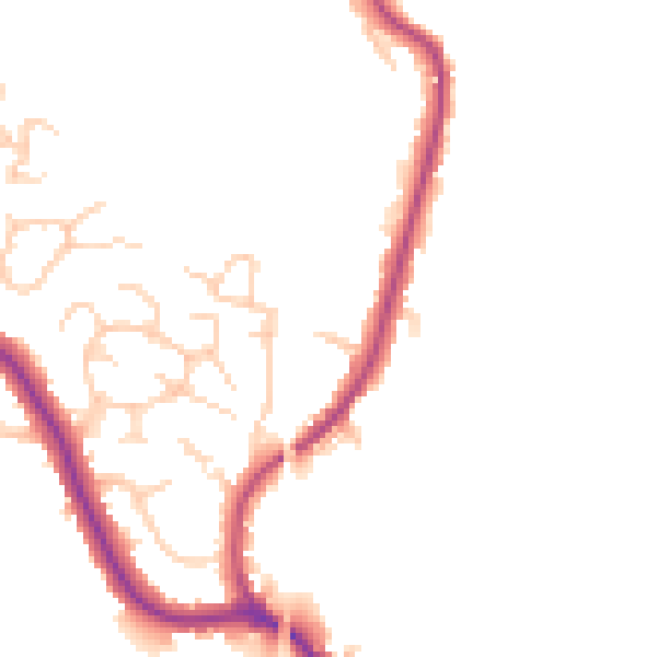 Daytime road noise heatmap for WN1 2SU