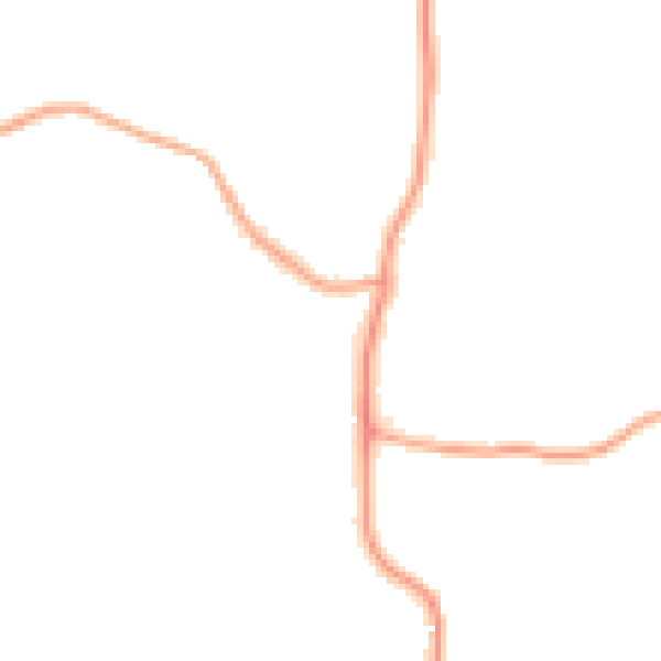 Night-time road noise heatmap for WN1 2TJ