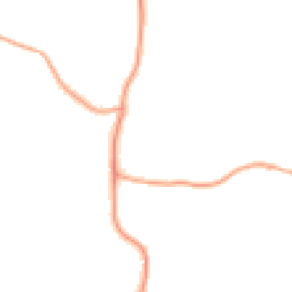 Night-time road noise heatmap for WN1 2TT