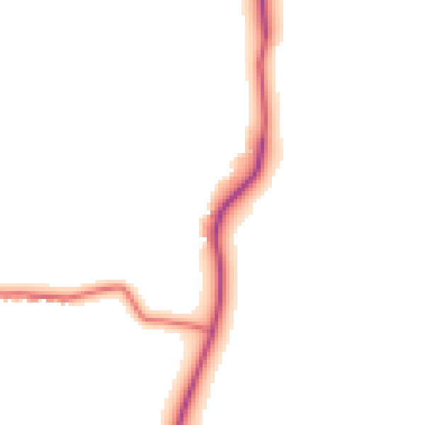 Daytime road noise heatmap for WN1 2XJ