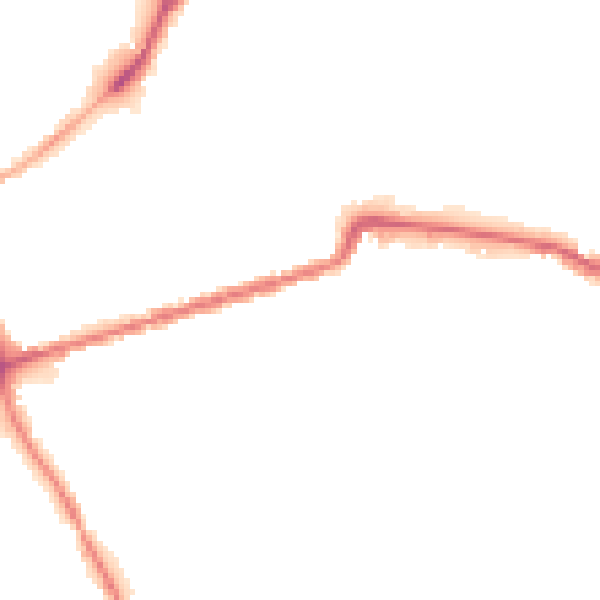 Night-time road noise heatmap for WN1 3DB