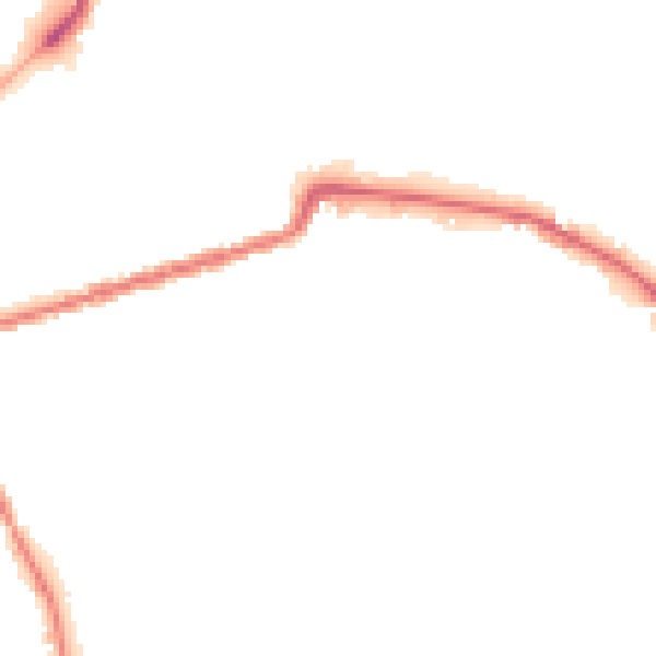 Night-time road noise heatmap for WN1 3DX