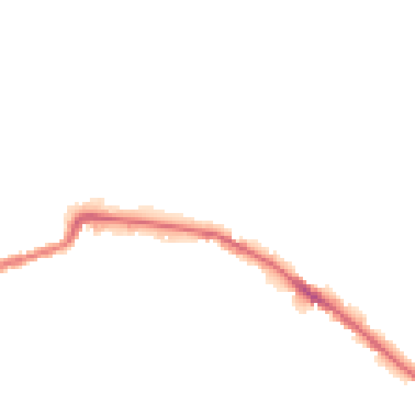 Night-time road noise heatmap for WN1 3HB