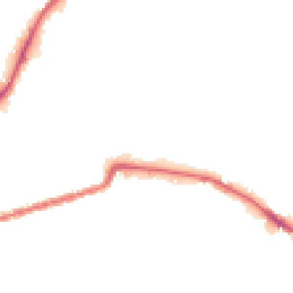 Night-time road noise heatmap for WN1 3HE