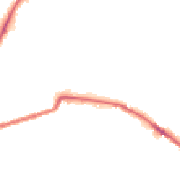 Night-time road noise heatmap for WN1 3HH