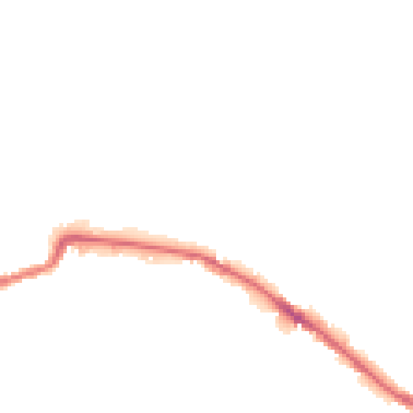Night-time road noise heatmap for WN1 3HL