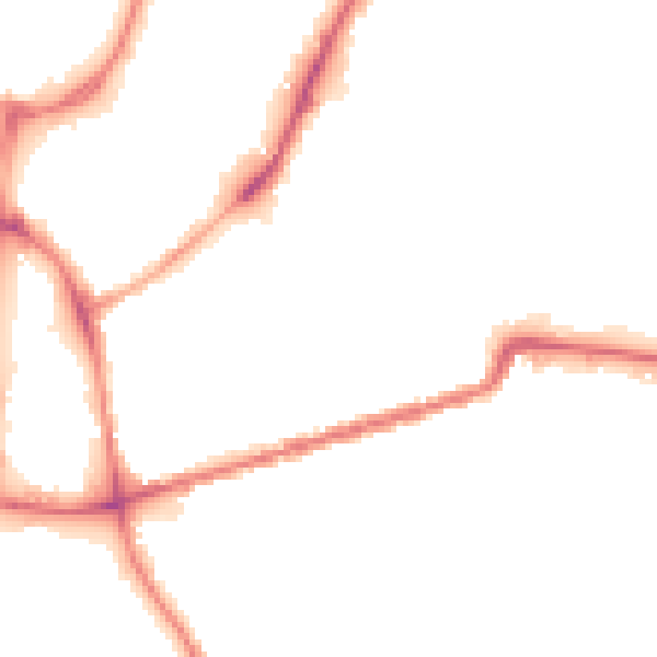 Night-time road noise heatmap for WN1 3JB